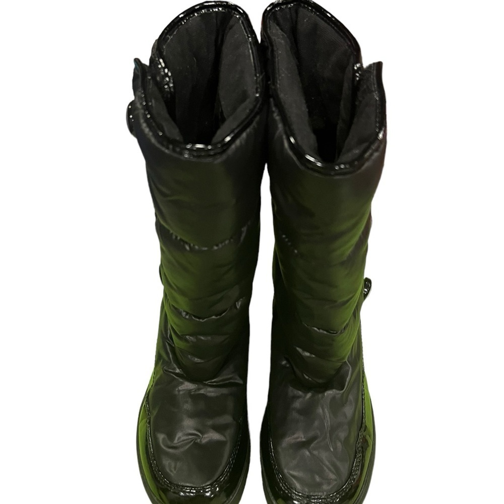 Coach Polina Black Nylon Puffy Boots - SIZE 7.5 - Picture 3 of 10